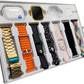 I20 Ultra Max suit Smart Watch 10 in 1 box 2.3inch large screen with 7 strips smartwatch With Airpords 2 (random color)