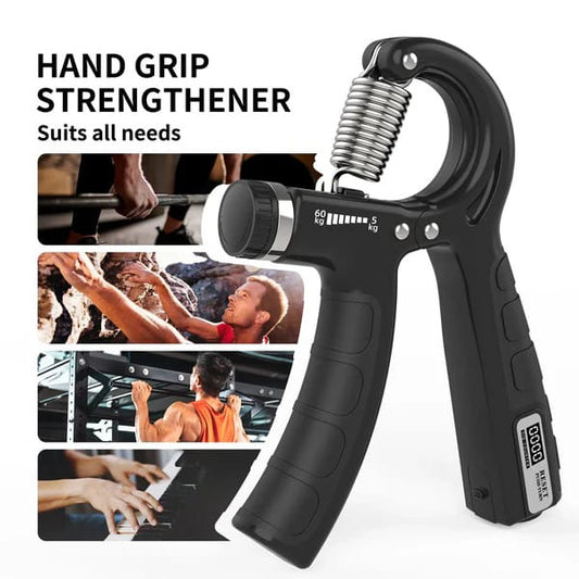 Adjustable Hand Gripper Exerciser with Counter