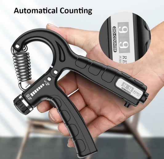 Adjustable Hand Gripper Exerciser with Counter